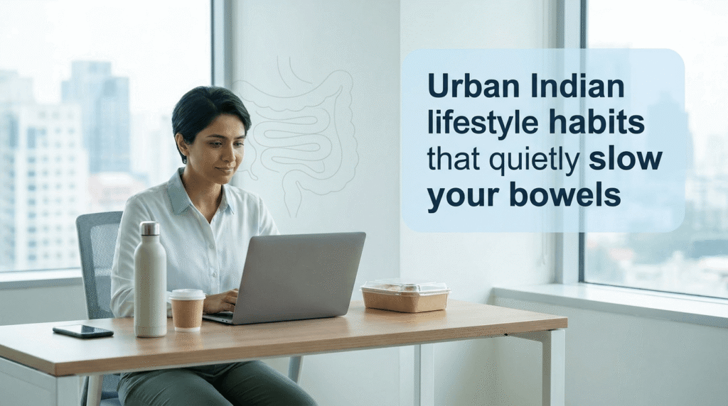 Urban indian lifestyle habits that quietly slow your bowels cover